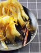 Fennel cooked with orange zests