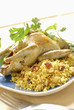 Pigeon with semolina