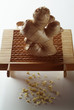 Grating ginger