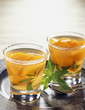 peaches in verbana jelly terrine
