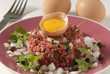Beef steak tartare