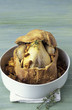 Stuffed guinea-fowl in bread crust