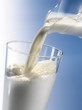 Pouring a glass of milk