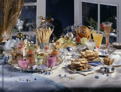 Photo: Christmas aperitif buffet Christmas aperitif buffet