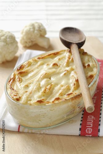 Photo: Pasta with cauliflower and gorgonzola gratin Pasta with cauliflower and gorgonzola gratin