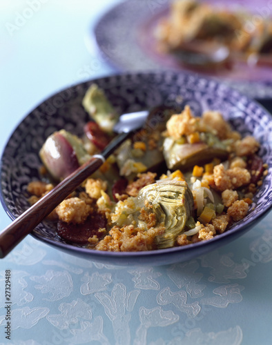 Photo: Artichoke crumble Artichoke crumble