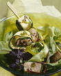 Tuna,courgette and aniseed brochettes