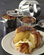 Potato,bacon and thyme savoury cake