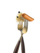 Two forks with Choucroute