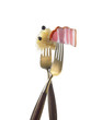 Two forks with Choucroute