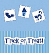 Halloween vector card