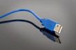 Blue USB cable