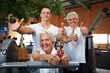 Erfolgreiches Fitness-Team