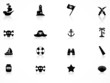 Pirate icons set Pirate icons set