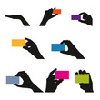 Cartes de visites Silhouettes