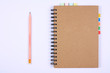 recycle notebook with pencil & bookmark