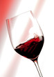 glass of red wine