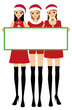 女性とクリスマス