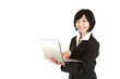 buisiness woman with computer