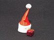 Red cap of Santa. Red cap of Santa.