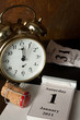 Photo: New year and calendar New year and calendar