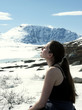 Woman enjoying sun