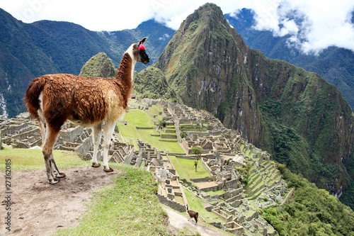 Photo: Ancient Inca lost city Machu Picchu, Peru. Ancient Inca lost city Machu Picchu, Peru.