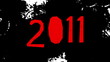 salpicadura de tinta escribiendo 2011