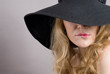 The girl in a hat