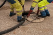 égoutiers en action