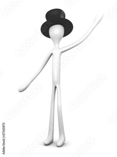 Illustration: Winkender Magier Winkender Magier