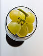 a glass of white grapes a glass of white grapes