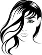 beauty vector face girl portrait beauty vector face girl portrait