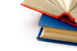 Books isolated on the white background Books isolated on the white background