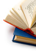 Books isolated on the white background Books isolated on the white background