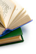 Books isolated on the white background Books isolated on the white background