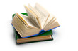Books isolated on the white background Books isolated on the white background