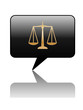 LEGAL ADVICE Speech Bubble Icon (law scales of justice rights)