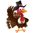 Pilgrim Turkey Waving Pilgrim Turkey Waving