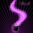 Magic hat - Vector abstract background
