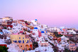 Oia village in Santorini island.