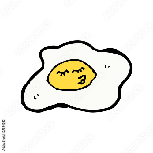 Fried Egg Cartoon