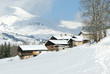 Hameau en hiver