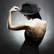Young dancing woman