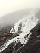 Frozen waterfall