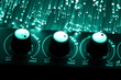 Fiber optics background with lots of light spots Fiber optics background with lots of light spots