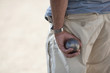Boules (Petanque) game, French riviera