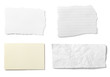 Photographie : white paper ripped message background