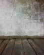 old floor and wall
