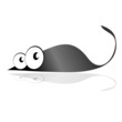 Vector: illustration funny little mouse illustration funny little mouse